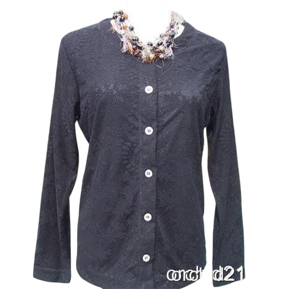 CHICO'S Chicos Additions Jacket Cardigan Top New Indulge Stretch Lace NWT $59